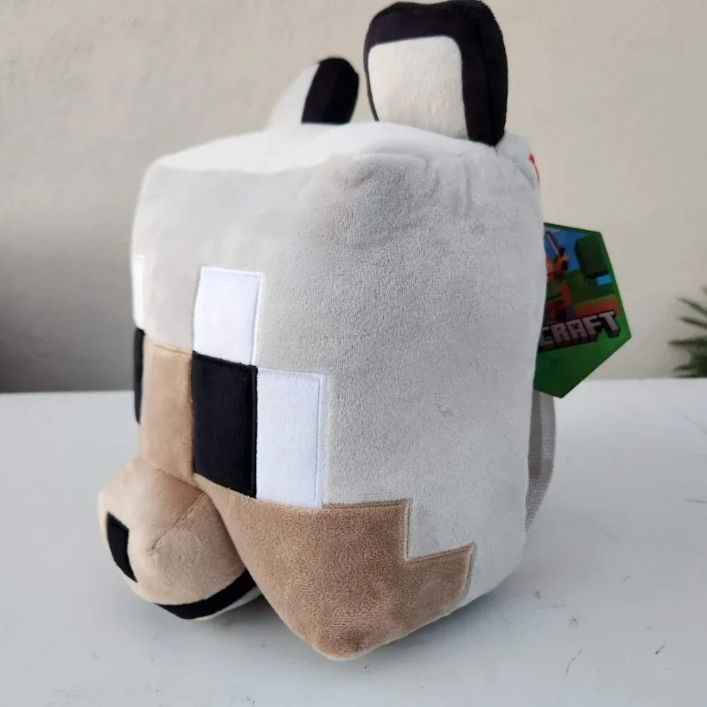 NEW Minecraft Wolf Large Plush Backpack 12.5